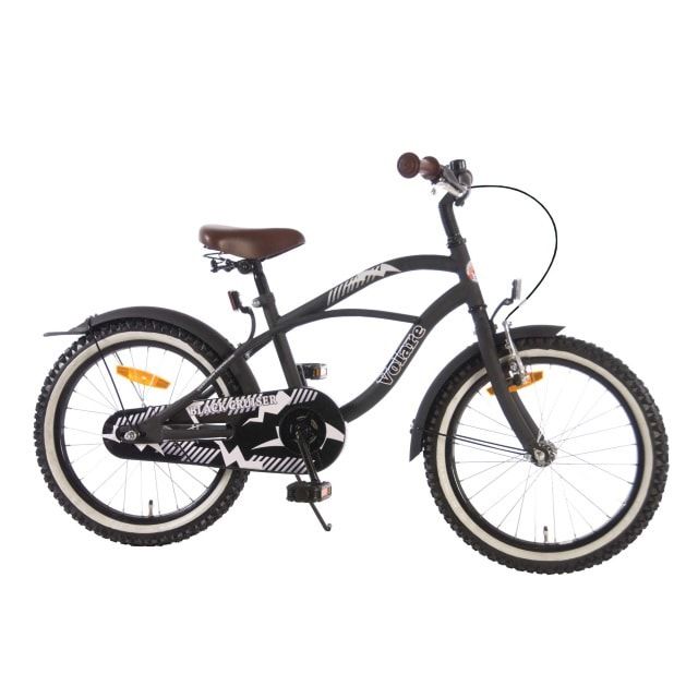 Volare Jongensfiets Black Cruiser 18 inch